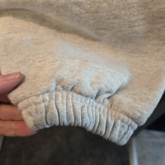 LOM Clothing "Loyalty over money" fleeced lined gray joggers sz2X 34"x32" - Picture 5 of 9